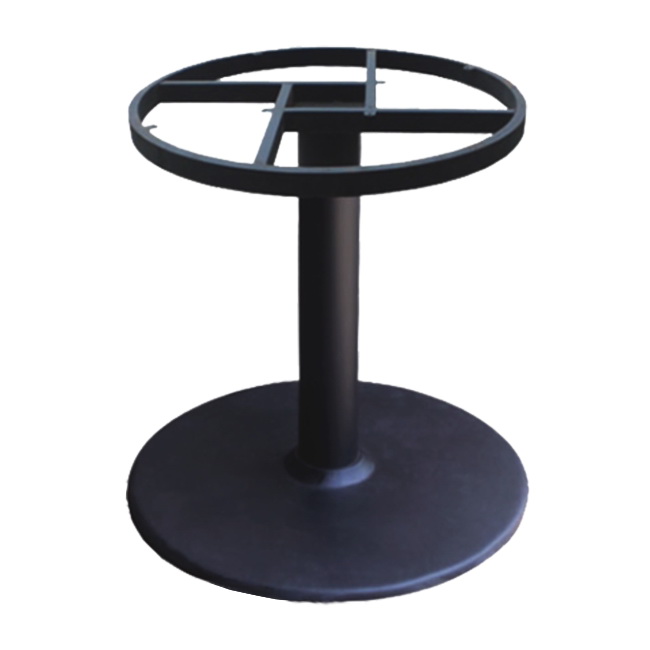 heavy duty round cast iron table base