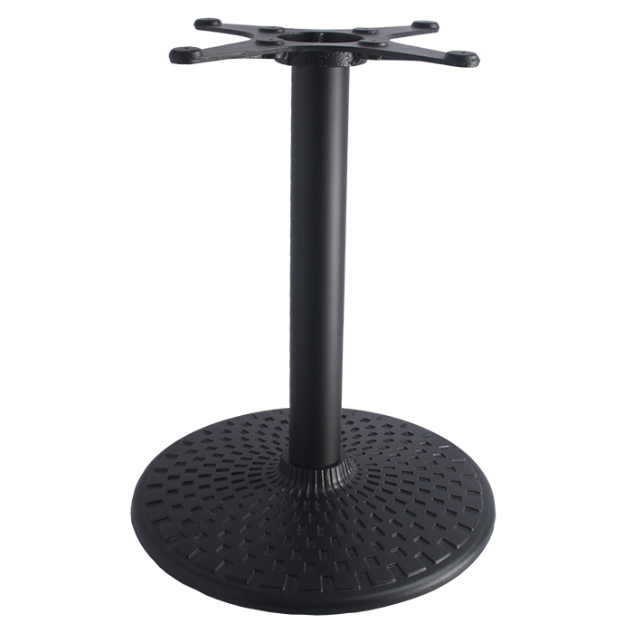 decorative round cast iron table base