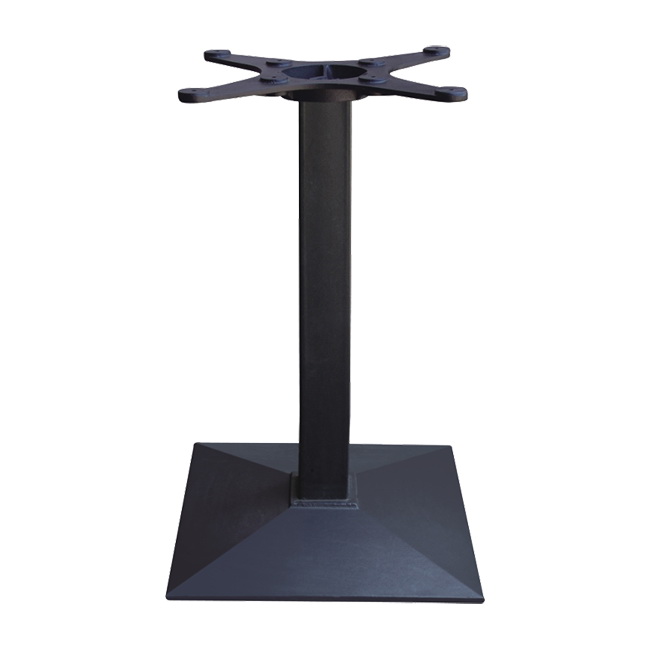 Pyramid cast iron table base