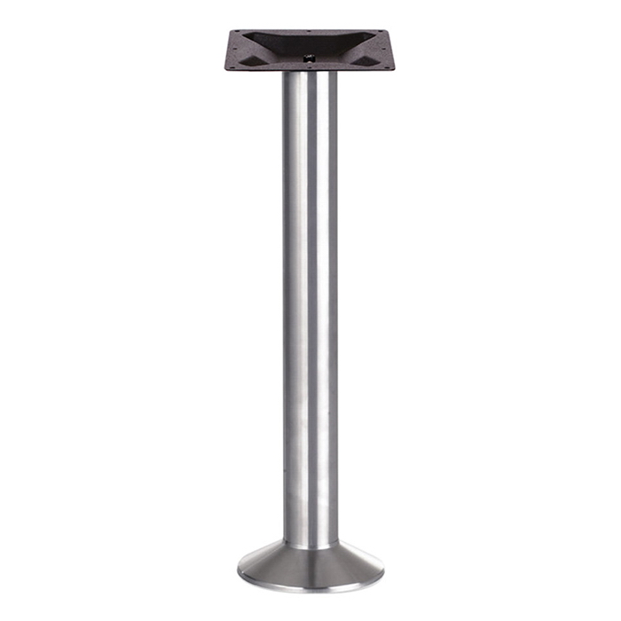 Cone-shape cover stailess steel bolt down table leg