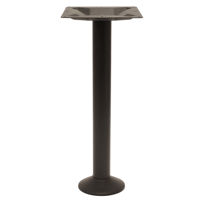 powder coat round bolt down table leg