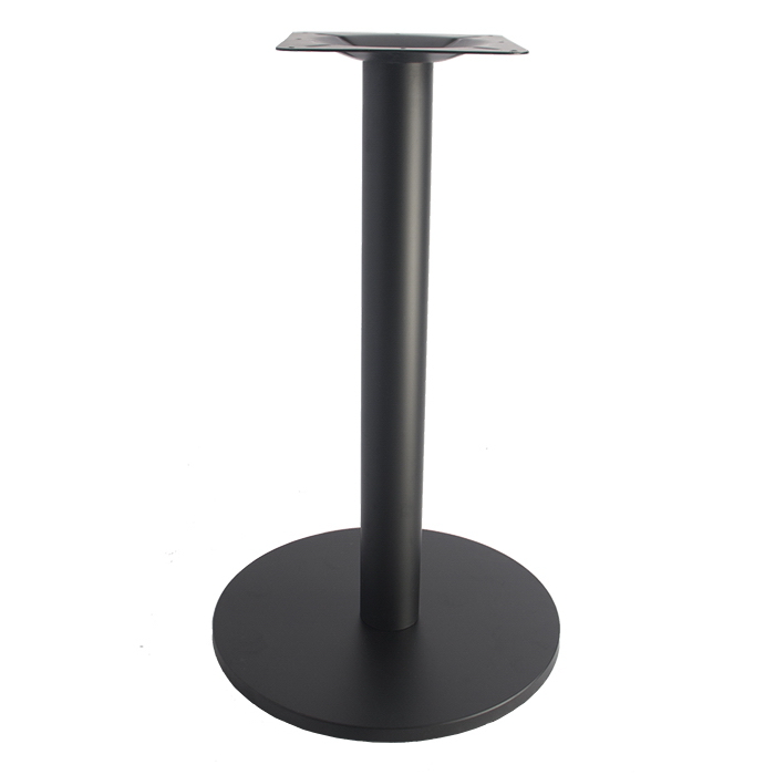 HDPE round powder coat table base