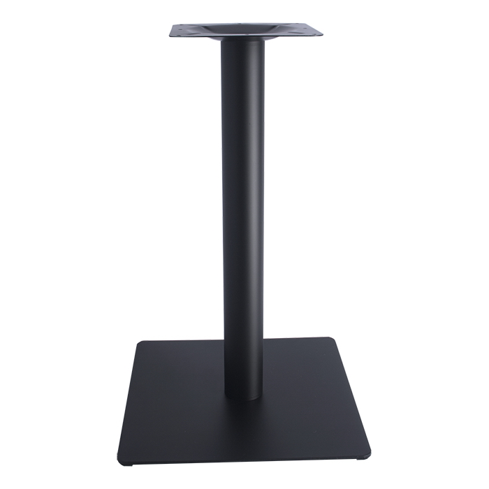 Quadrato black powder coat table base