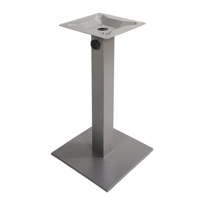 Umbralla powder coat square table base