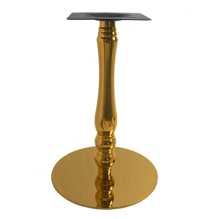 Gold table base