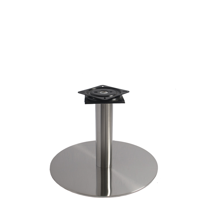 Auto-return stainless steel stool base