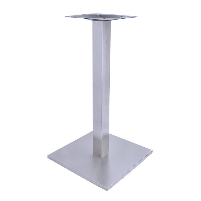 HDPE square stainless steel table base