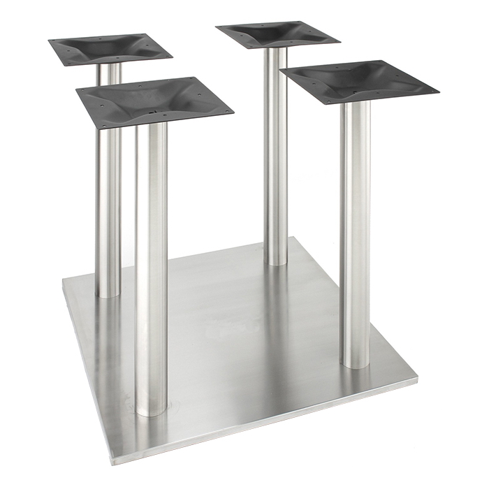 4 poles stainless steel restaurant table base