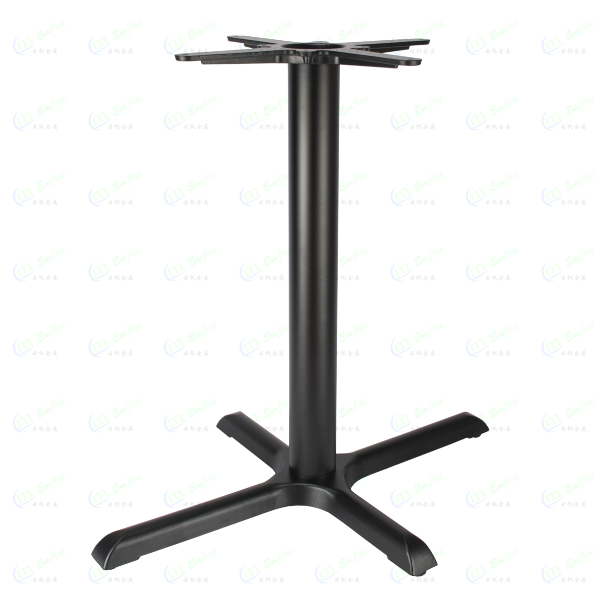 rectangle X cast iron table base