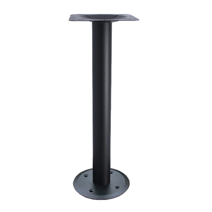 Iron bolt down table leg