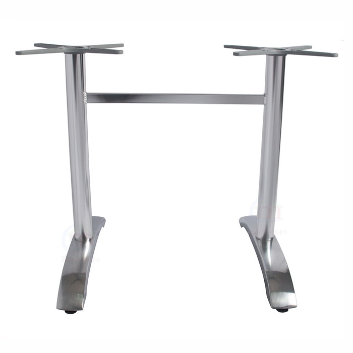 Dual poles Aluminum Alloy Table Base / AAL-04