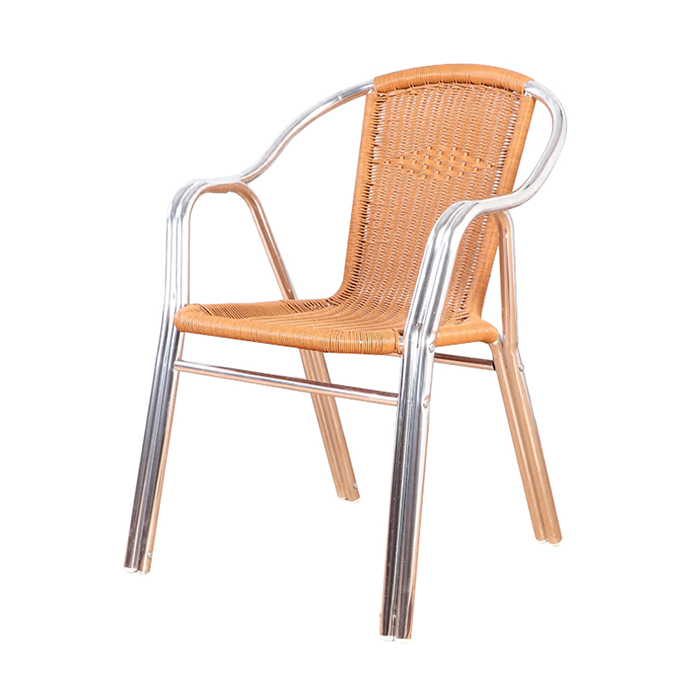 PVC weaving aluminum chair